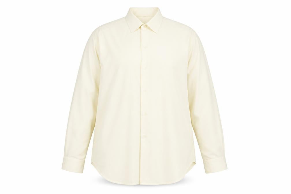 Velesco Women's Ivory Button-Up Shirt Classic 16