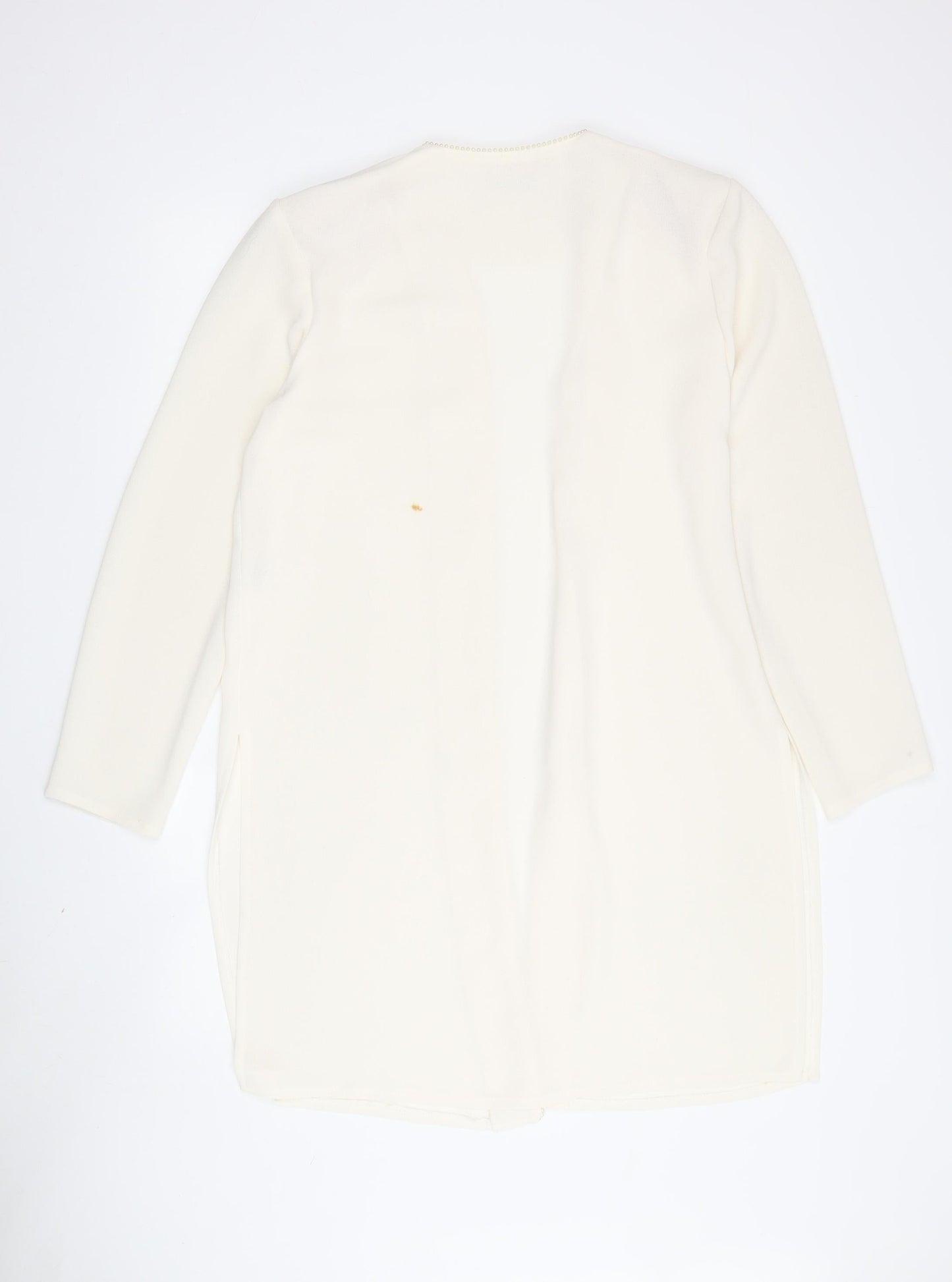 Windsmoor Women's Ivory Coat Size 12 Long Sleeve