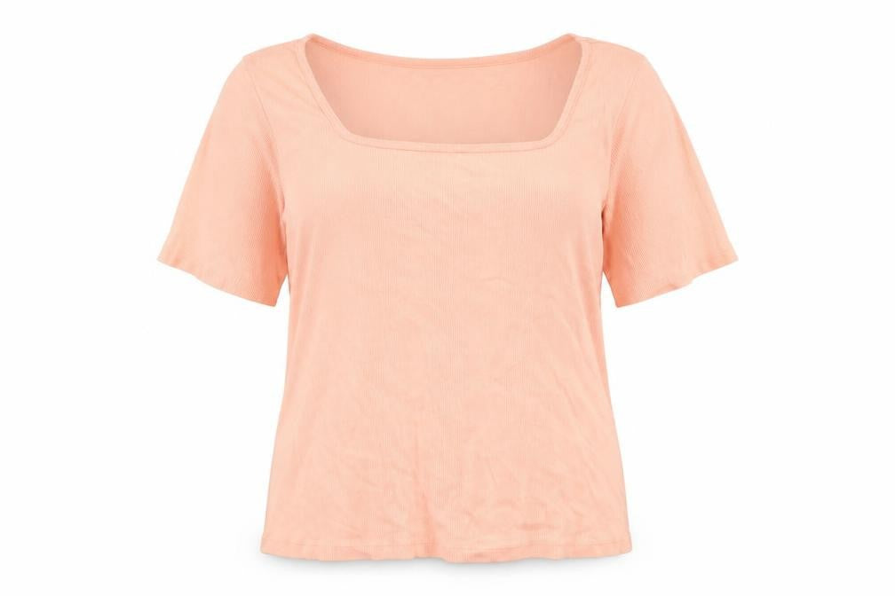 Lands' End Women's Pink 3/4 Sleeve Top - Size L