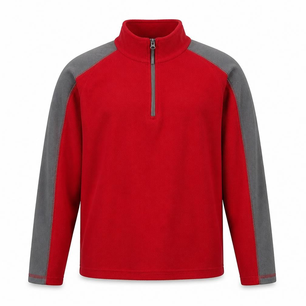 Mountain Warehouse Boys Red 1/2 Zip Fleece Sweatshirt 11-12 Yrs
