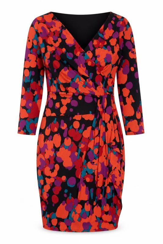Coast Women’s Multicoloured Dress Size 8 V-Neck