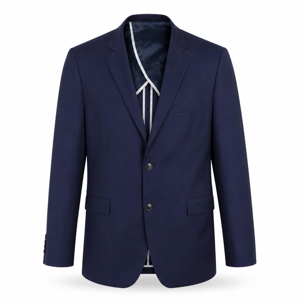 DKNY Men's Blue Suit Jacket 44 Chest Regular Fit