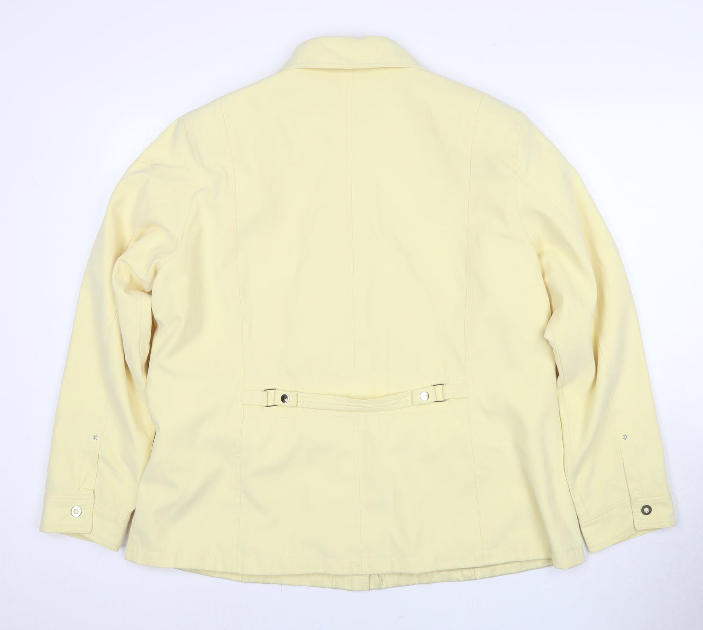 Klassik Women's Beige Studded Button Jacket Size 18