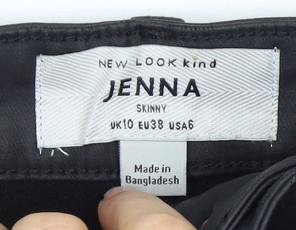 New Look Women's Black Skinny Trousers Size 10