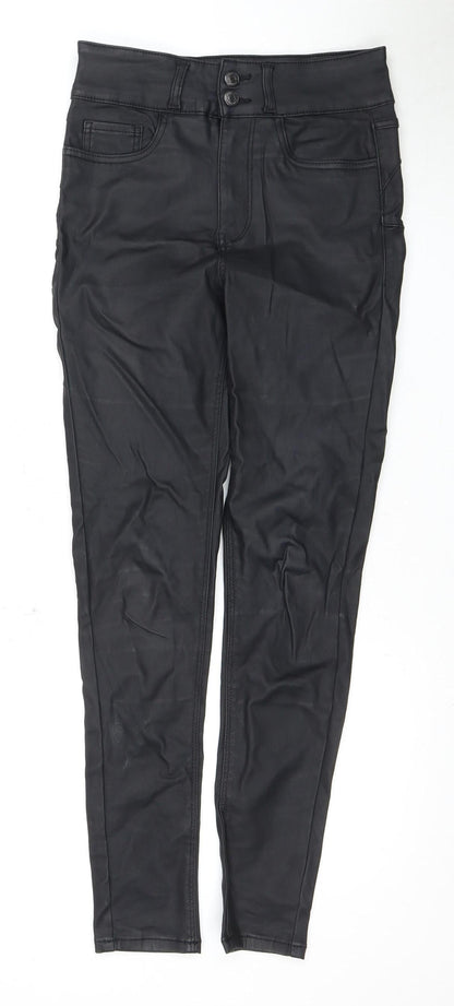 New Look Women's Black High Skinny Trousers Size 10