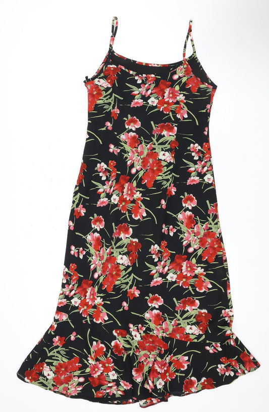 AMARANTO Women's Multicoloured Floral Dress, Size 12