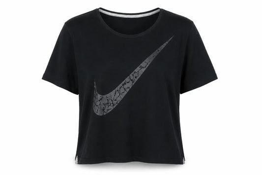 Nike Women's Black Crew Neck T-Shirt Size M Casual Wear