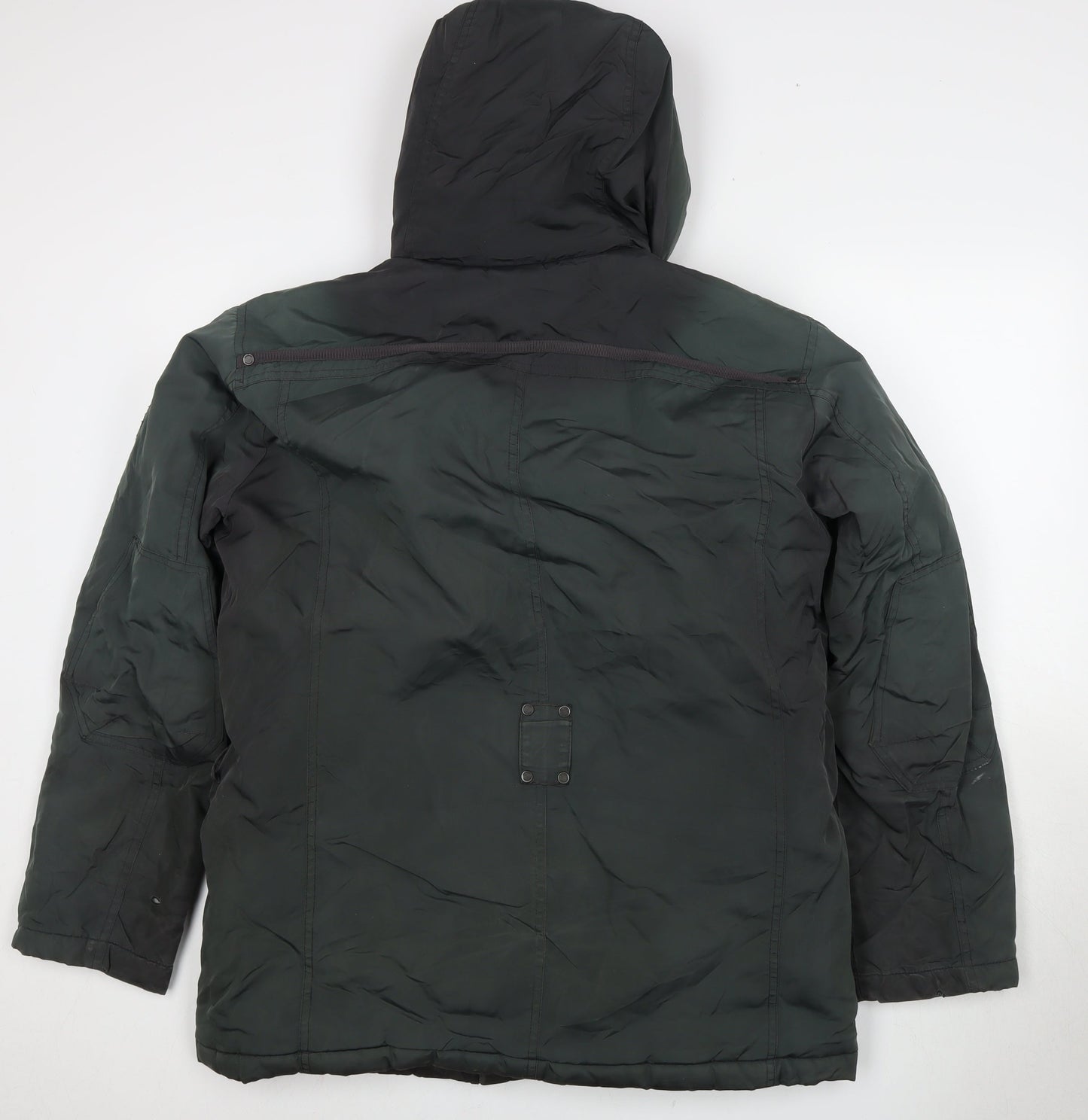 Strellson Men's Green Hooded Winter Jacket Size 48