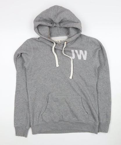 Jack Womens Wills Grey Hoodie Pullover Casual Size 10