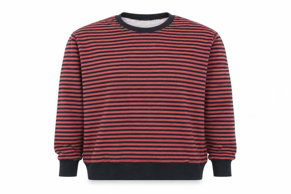 Pull&Bear Unisex Striped Pullover Sweatshirt S