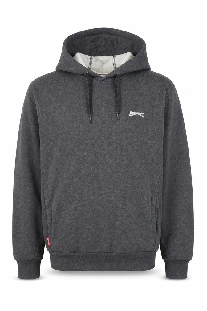 Slazenger Men's Grey Pullover Hoodie Medium
