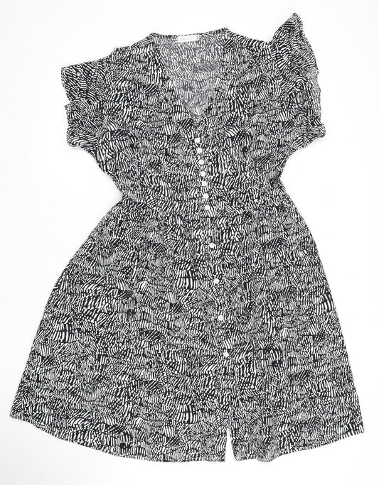 Belcci Women's Black Animal Print Dress