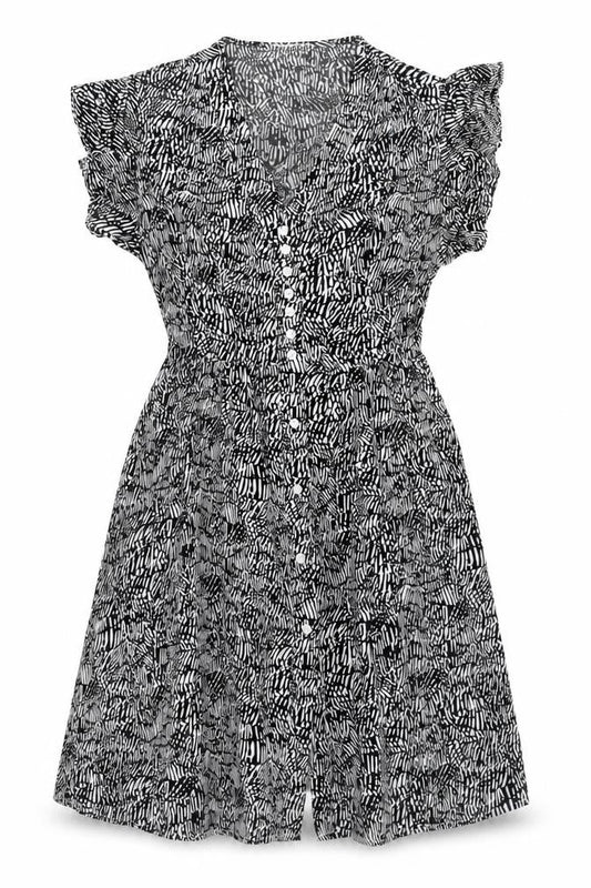 Belcci Women's Black Animal Print Dress