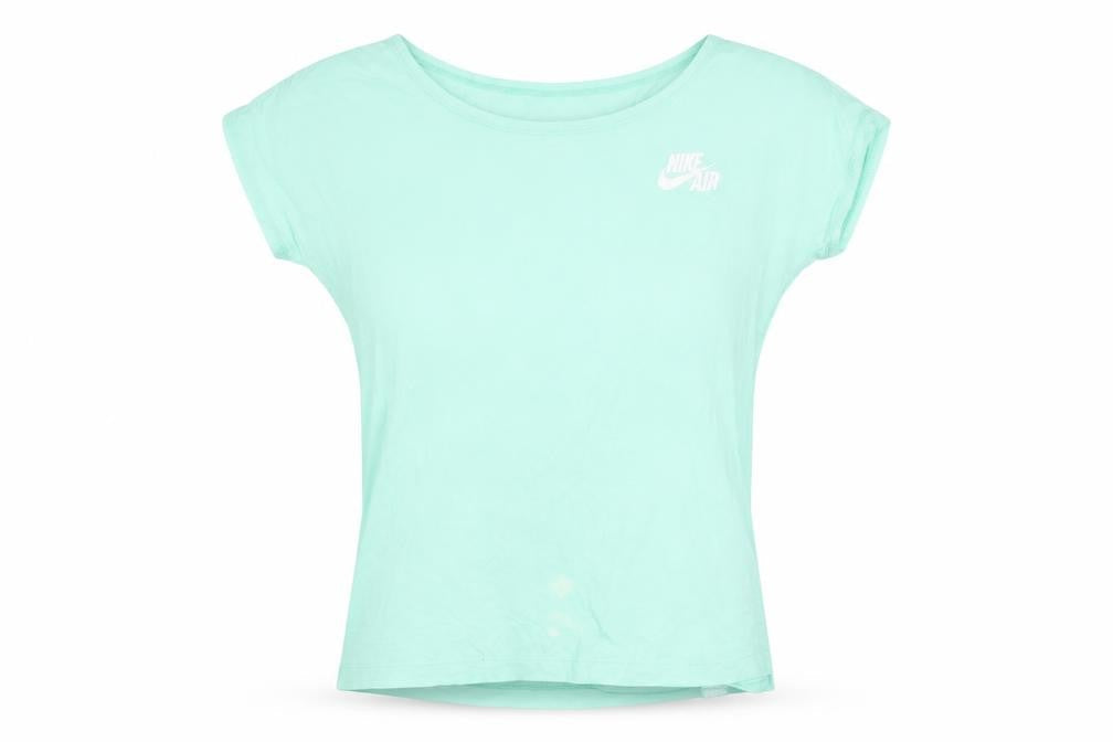 Nike Women's Green 2XS T-Shirt Casual Short Sleeve