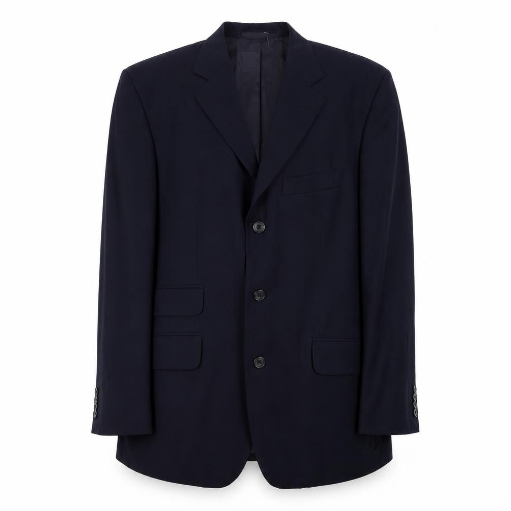 T.M.Lewin Men's Blue Wool Blazer 38R Formal