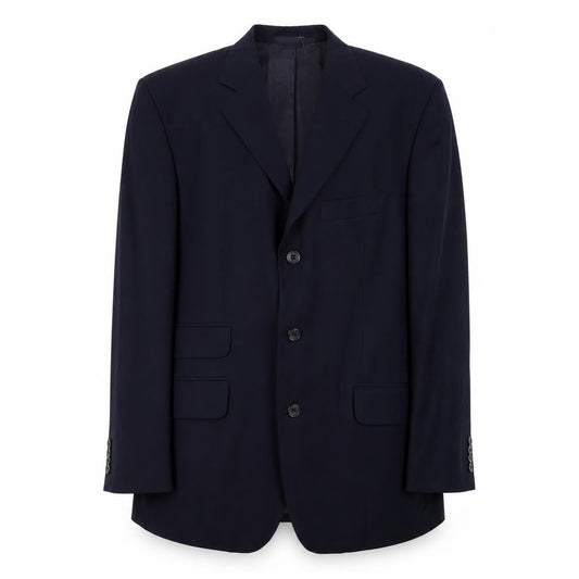 T.M.Lewin Men's Blue Wool Blazer 38R Formal