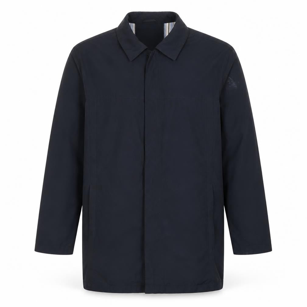 Bäumler Men's Blue Polyester Overcoat Size 52