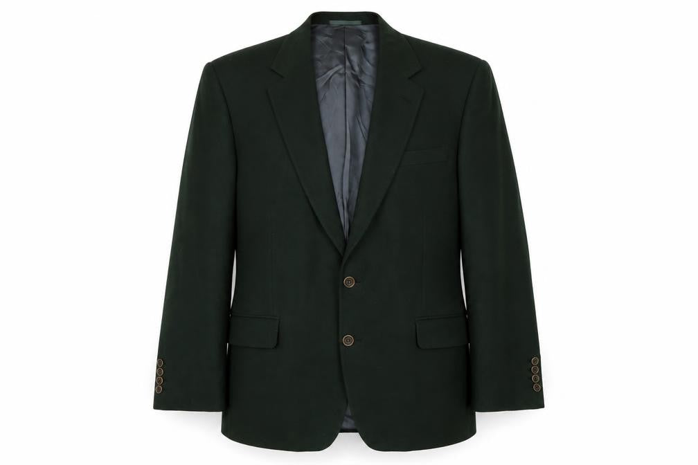 Austin Reed Men's Green Wool Cashmere Blazer 40R