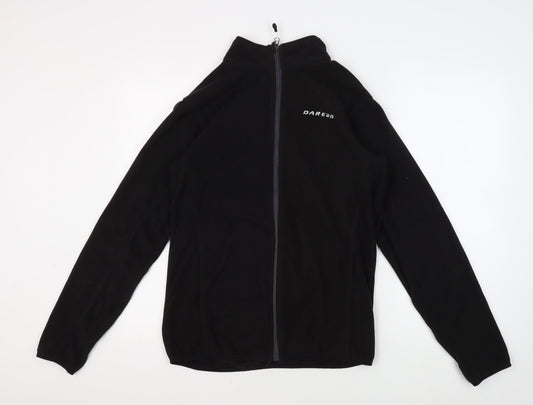 Dare2b Men's Black Fleece Basic Jacket S Regular Fit