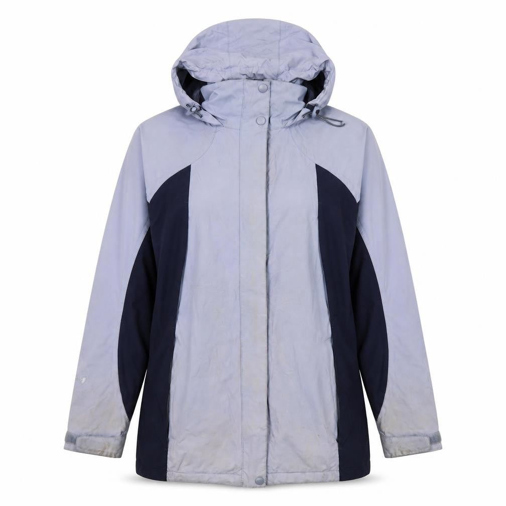 Peter Storm Women's Blue Hooded Anorak Jacket Size 12