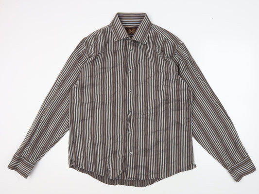 Next Men's Slim Fit Multicoloured Striped Shirt