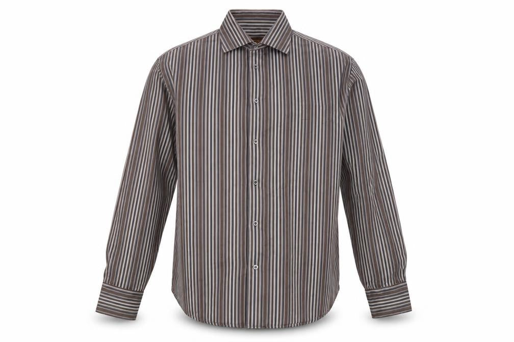 Next Men's Slim Fit Multicoloured Striped Shirt