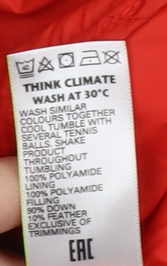 Marks and Spencer Red Women's Puffer Waistcoat Size UK 6