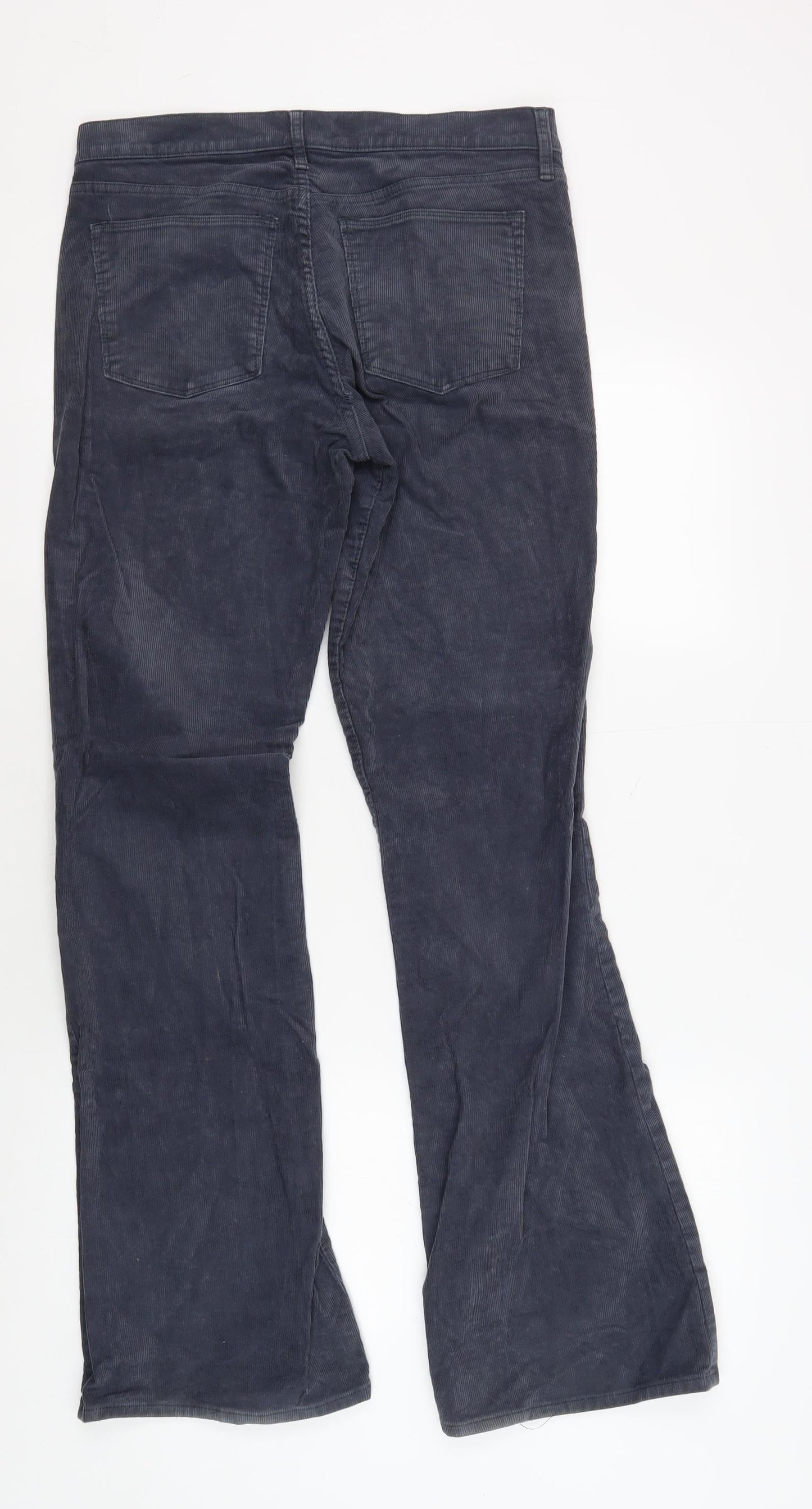 GAP Women Blue Cotton Trousers Size 28