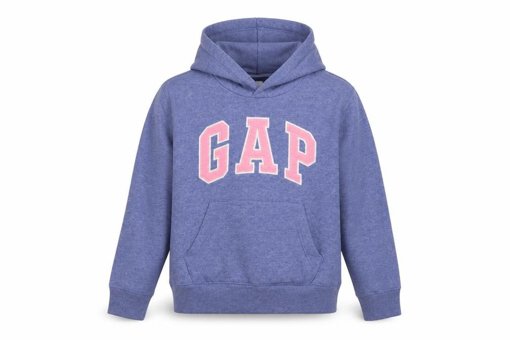 GAP Blue Girls Hoodie Size 12-13Y Logo Pullover