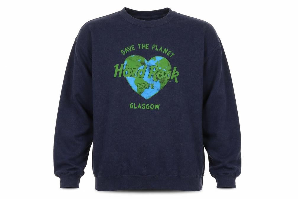 Hard Rock Unisex Blue XL Pullover Sweatshirt