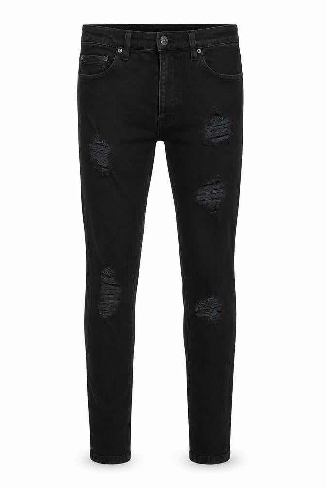 D/STRUCT Men's Black Distressed Jeans Size 30