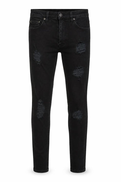 D/STRUCT Men's Black Distressed Jeans Size 30
