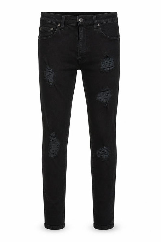D/STRUCT Men's Black Distressed Jeans Size 30