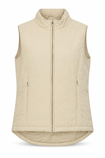EWM Beige Women's Waistcoat Size S with Full Zip