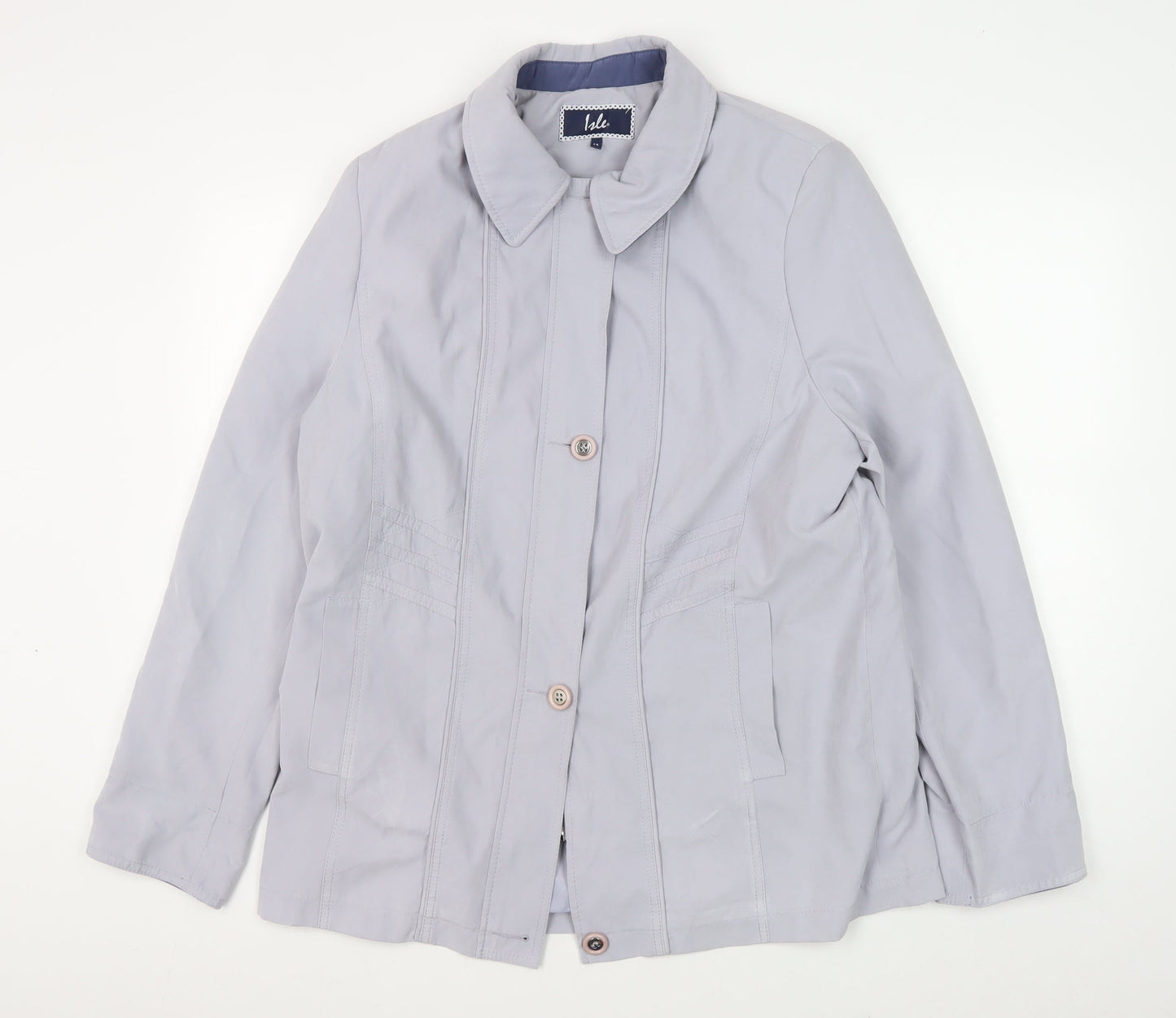 Isle Women's Grey Jacket Size 14
