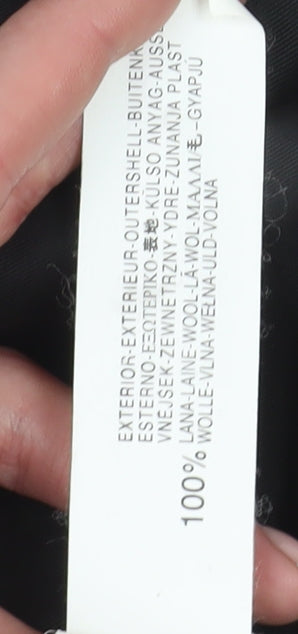 Brand and care label for Zara Man Grey Check Wool Suit Jacket 38