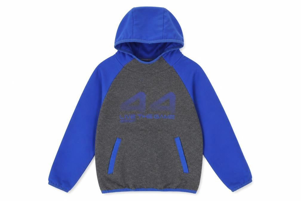 Dunnes Stores Boys Grey Blue Pullover Hoodie 6-7 Years