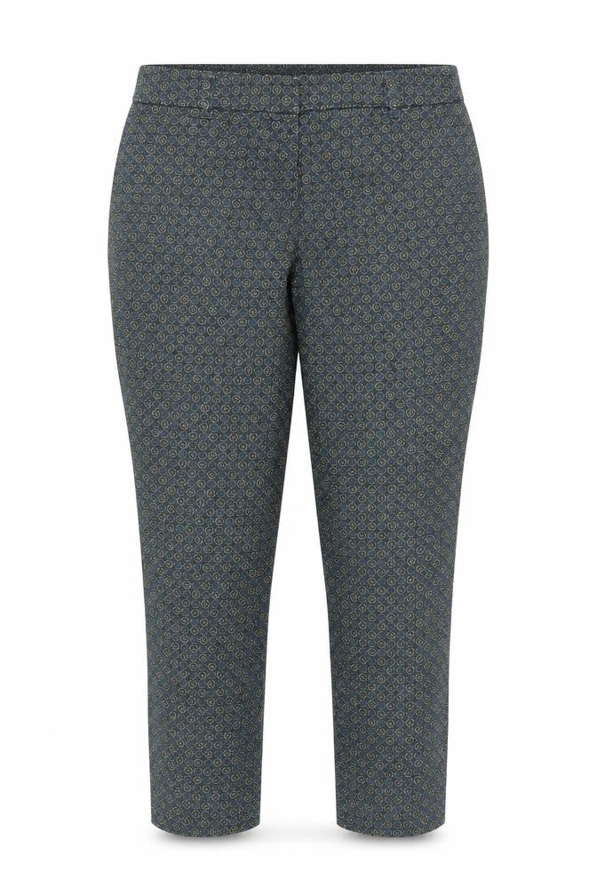 Next Women's Multicoloured Geometric Crop Trousers Size 6