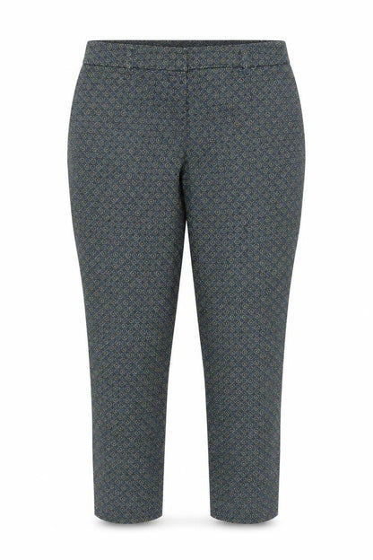 Next Women's Multicoloured Geometric Crop Trousers Size 6