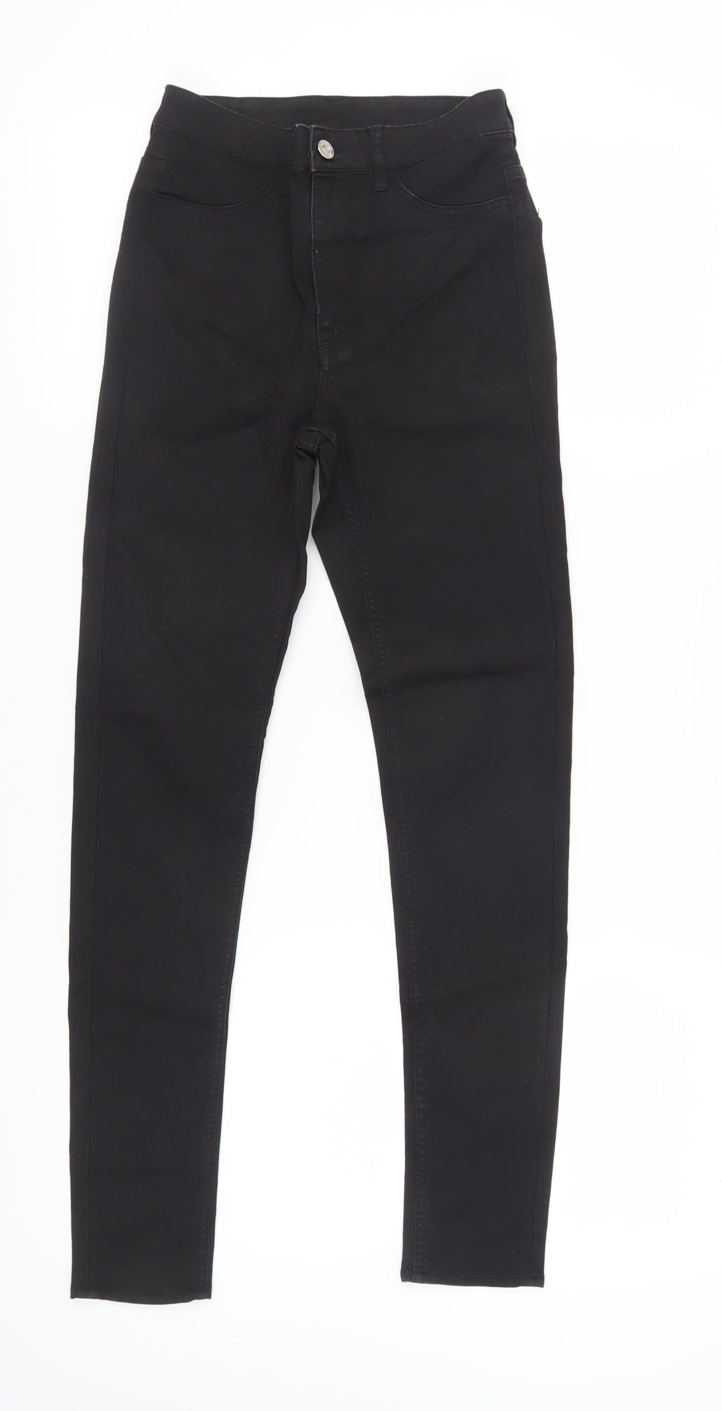 H&M Women's Black Skinny Jeans UK 8 - Slim Fit