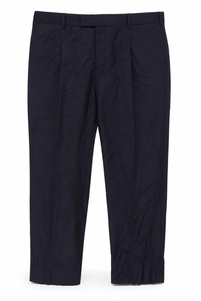 Samuel Windsor Men's Black Wool Trousers