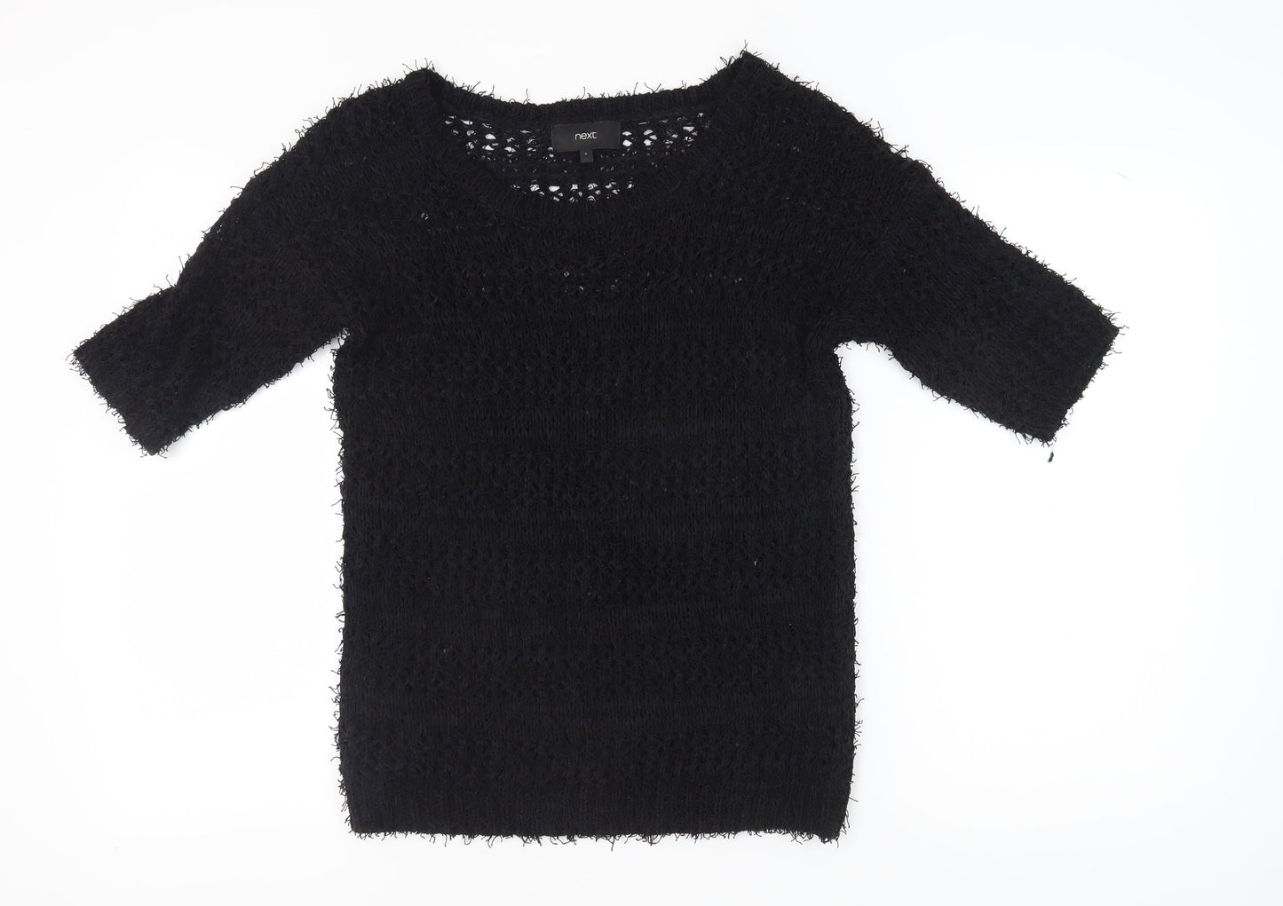 Next Women's Black Knit Pullover Jumper, Size S