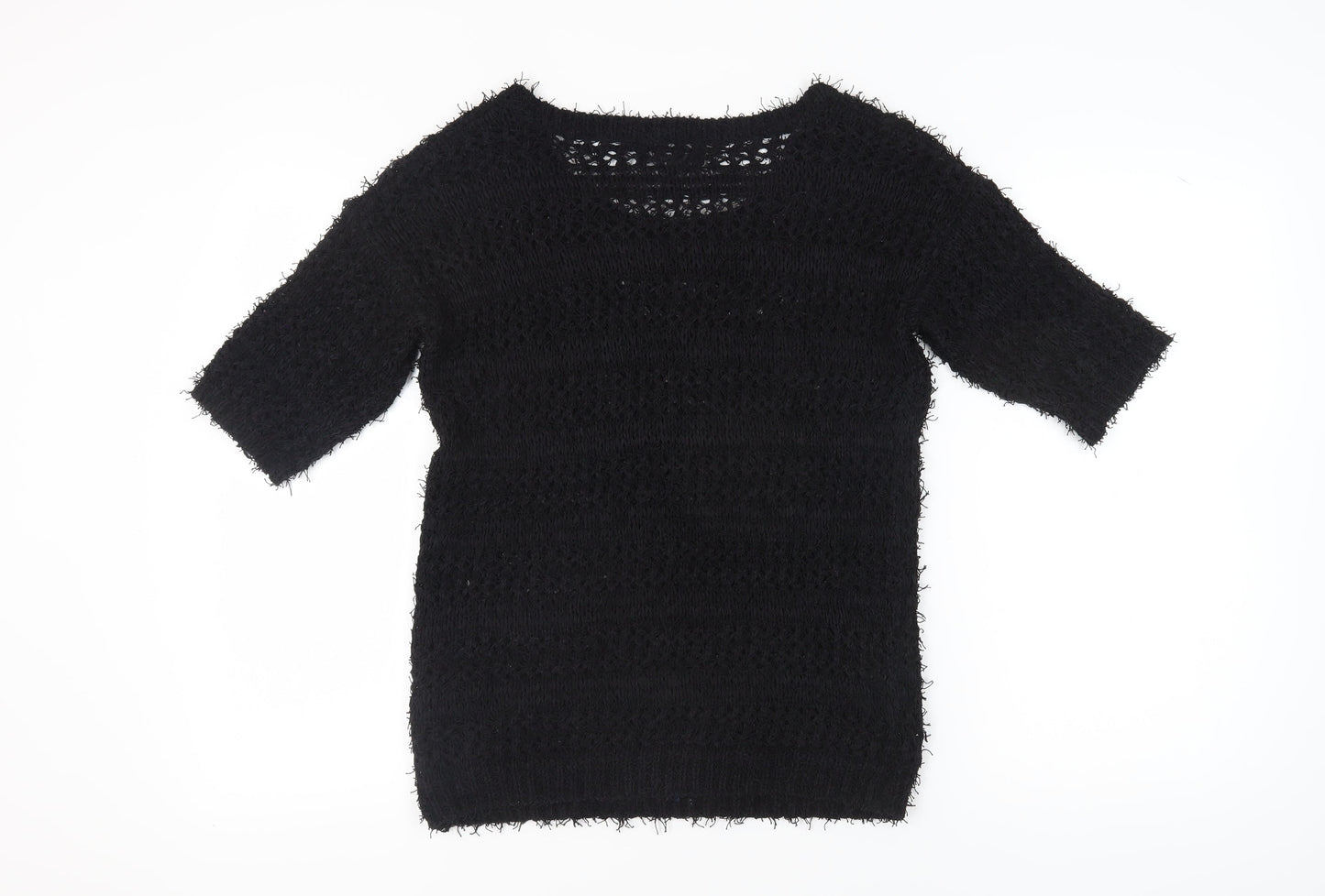 Next Women's Black Knit Pullover Jumper, Size S