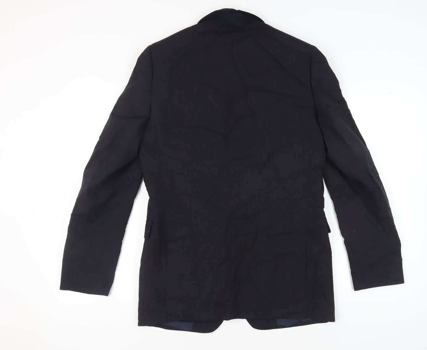 Jaeger Men's Blue 38L Striped Blazer