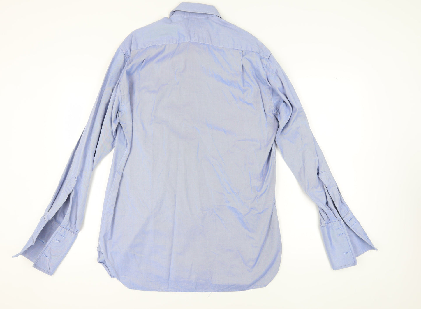 Marks and Spencer Men's Blue Striped Dress Shirt