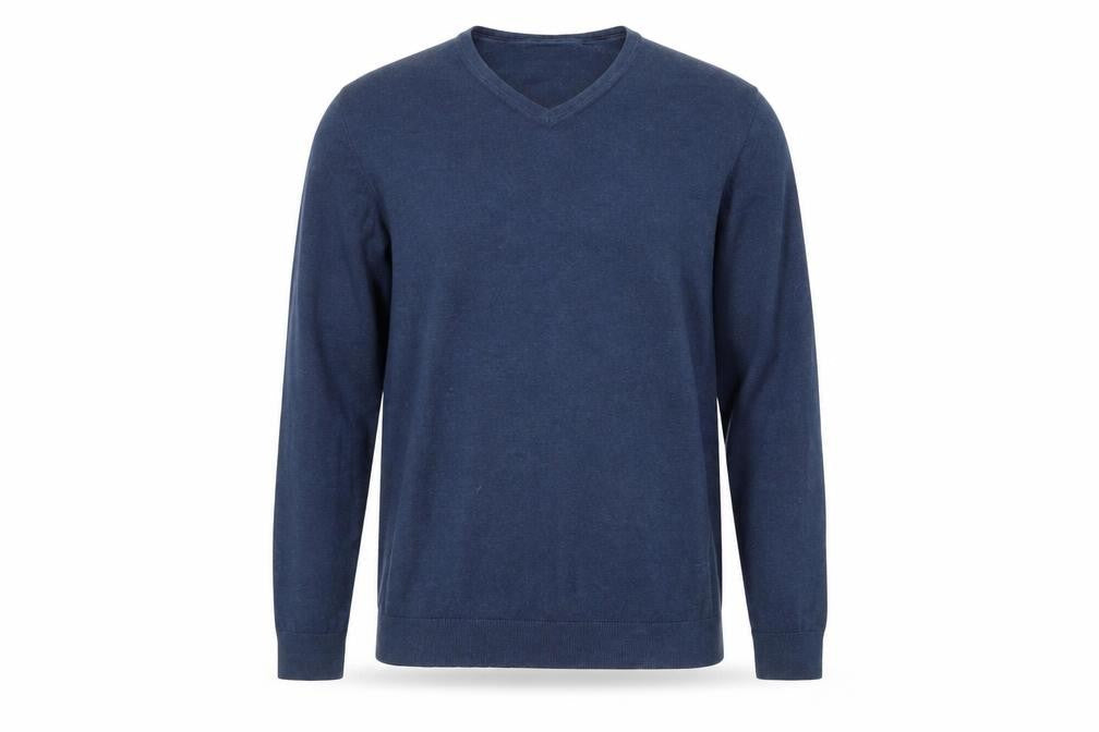 Next Men's Blue V-Neck Pullover Jumper, Size M