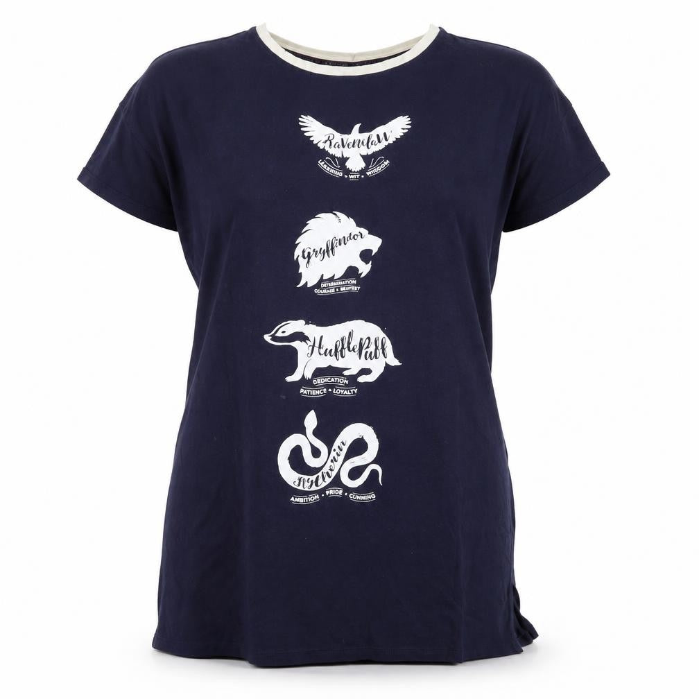 Harry Potter Women's Blue Graphic Nightshirt - Size L