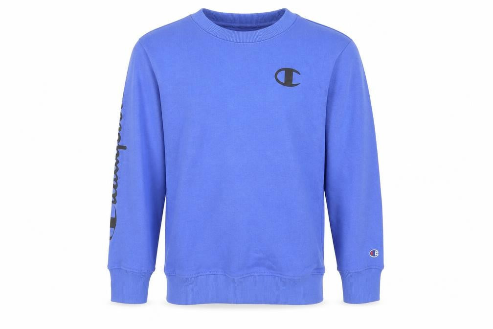 Champion Boys Blue Pullover Sweatshirt S Regular Fit
