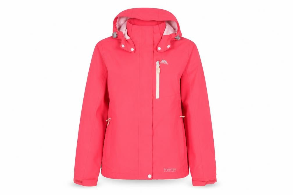 Trespass Women's Pink Parka Jacket - Size L Waterproof