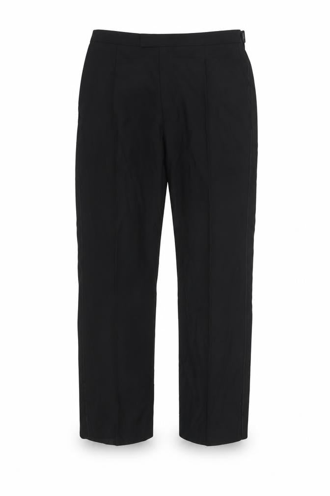 Marks & Spencer Men's Black Wool Trousers, 40W 31L